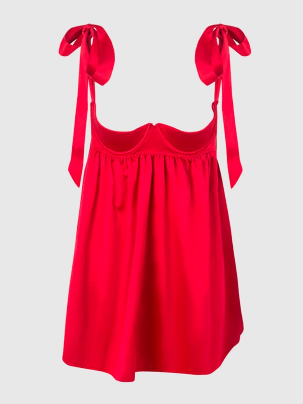 NWT Frederick’s of Hollywood Petra Satin Open Cup Babydoll